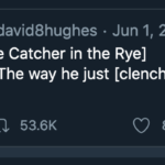 catcher in the rye clenches fist tweet