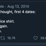 two nice shirts tweet screenshot
