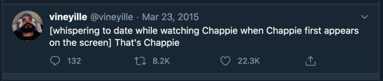 chappie tweet screenshot