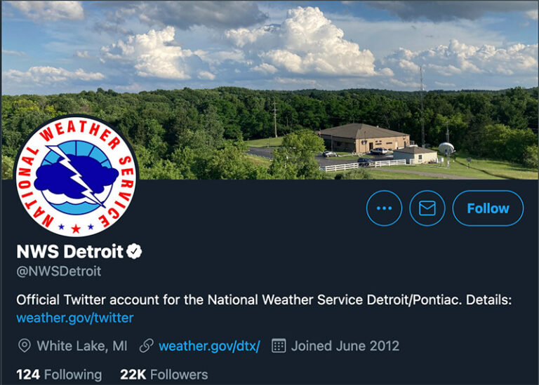 nws detroit weather twitter profile