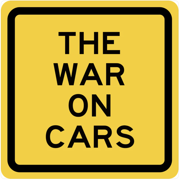 the war on cars podcast logo