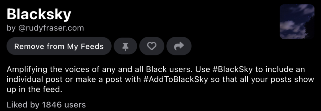 blacksky bluesky feed