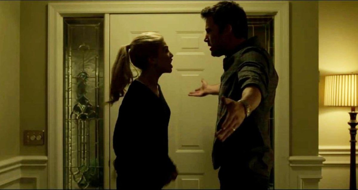 gone girl movie 2014 screen shot yelling fighting leads