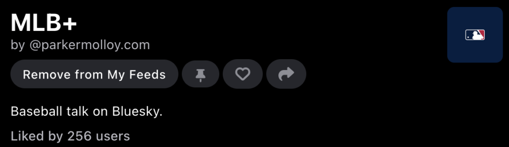 mlb bluesky feed