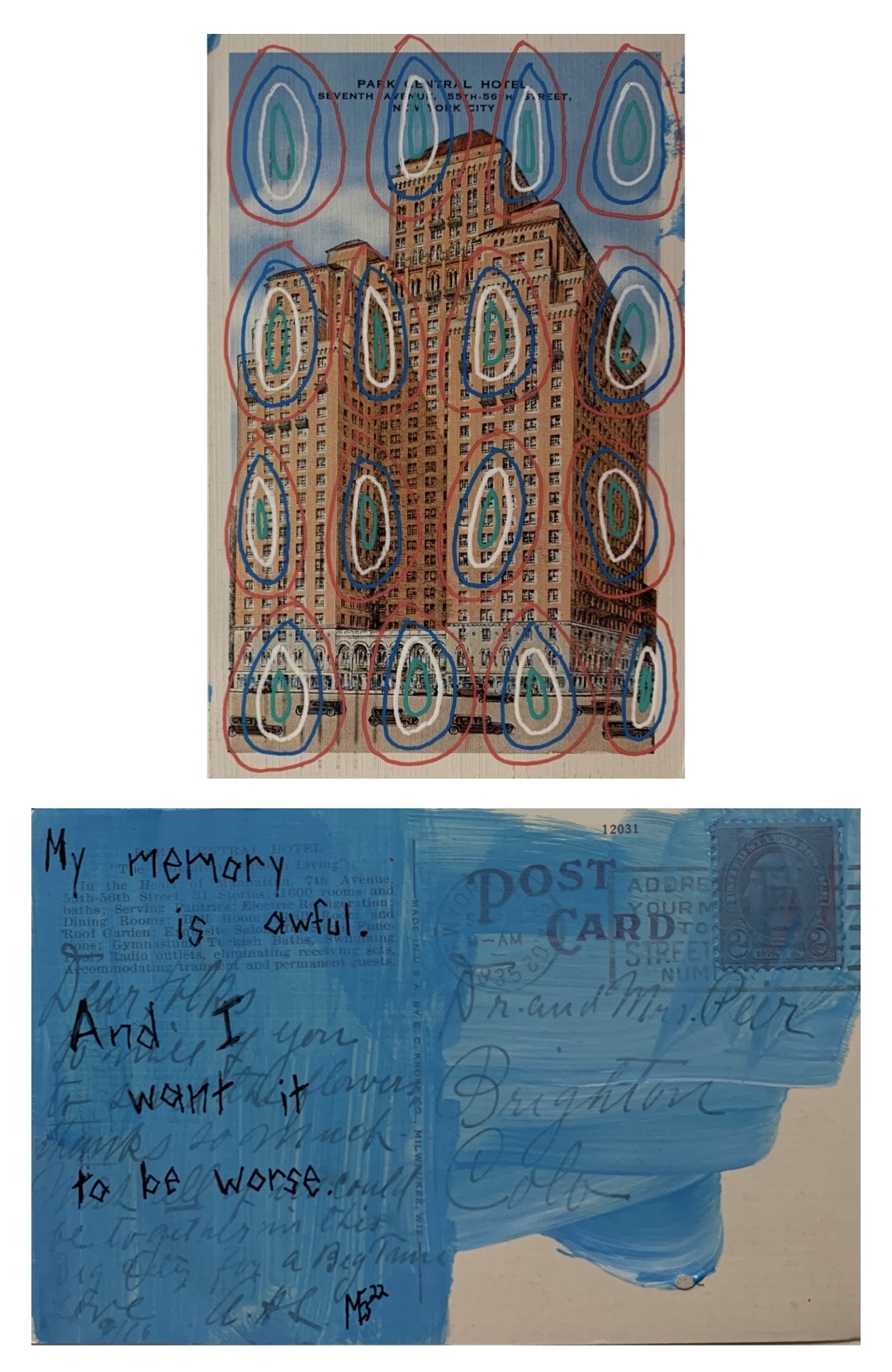 postcard art want it to be worse