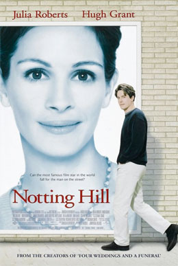 notting hill uk rom com poster