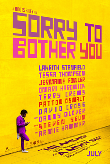 sorry to bother you film poster