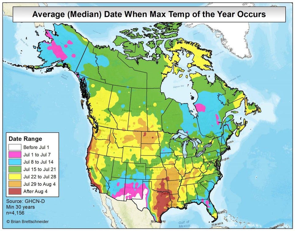 avg median max temp by date