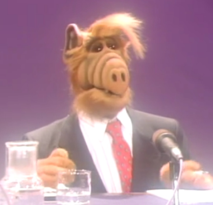 alf addressing the country