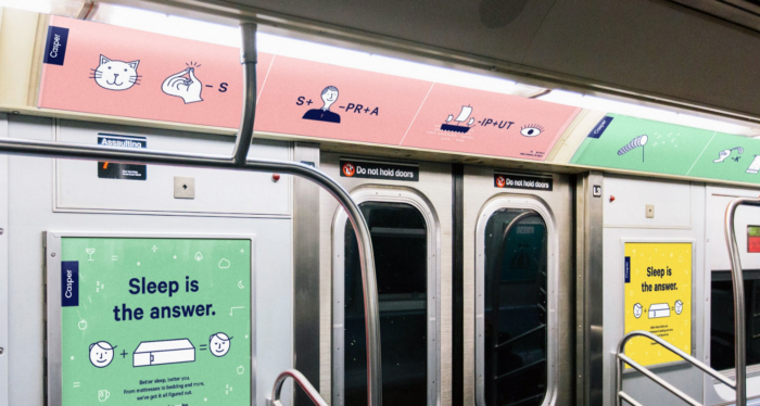 casper nyc subway ad