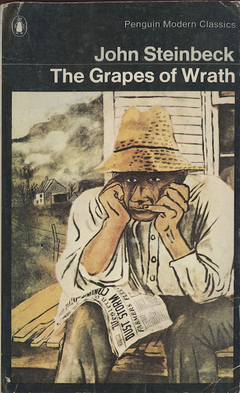 grapes of wrath vintage book cover