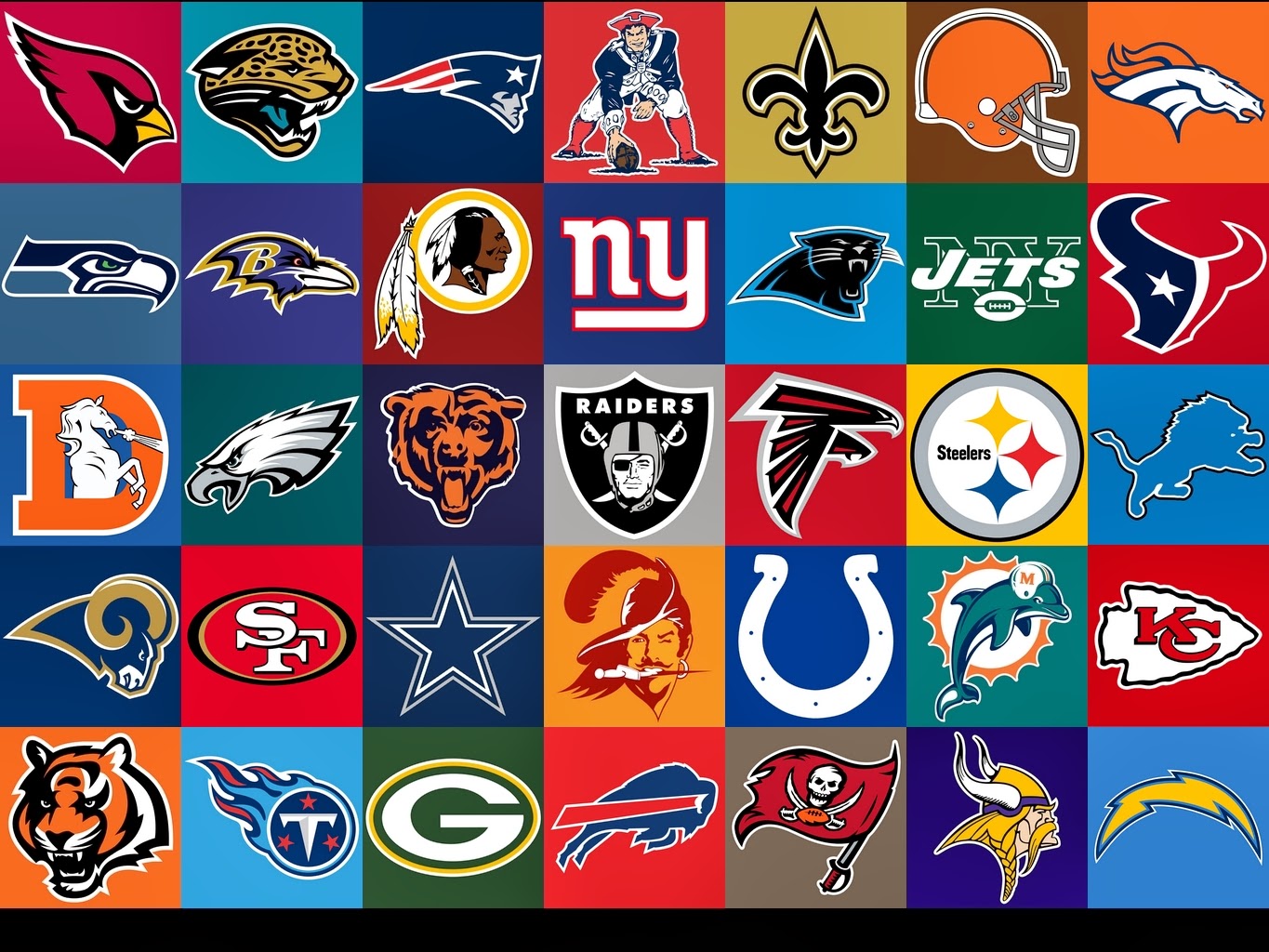 nfl team logos all of them