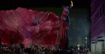 statue of liberty slime from ghostbusters 2