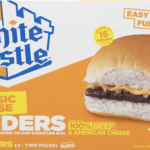 box of white castle sliders cheeseburger